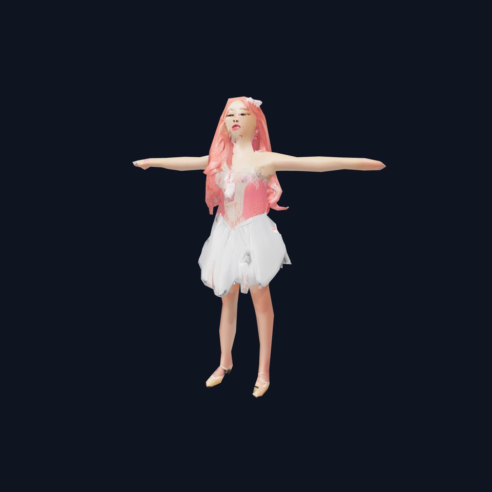 Elegant Ballerina Outfit model pack